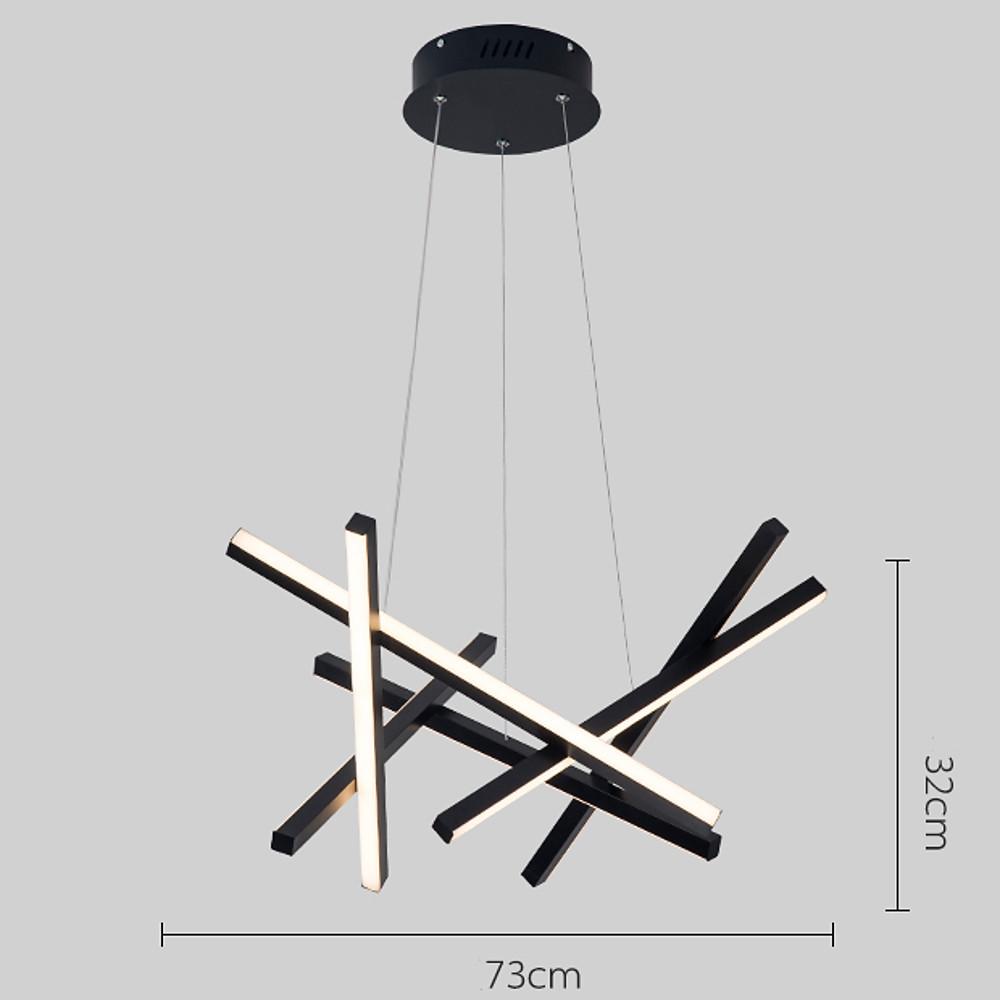 8-Light Modern LED – Sputnik Chandelier Stylish Ceiling Lighting