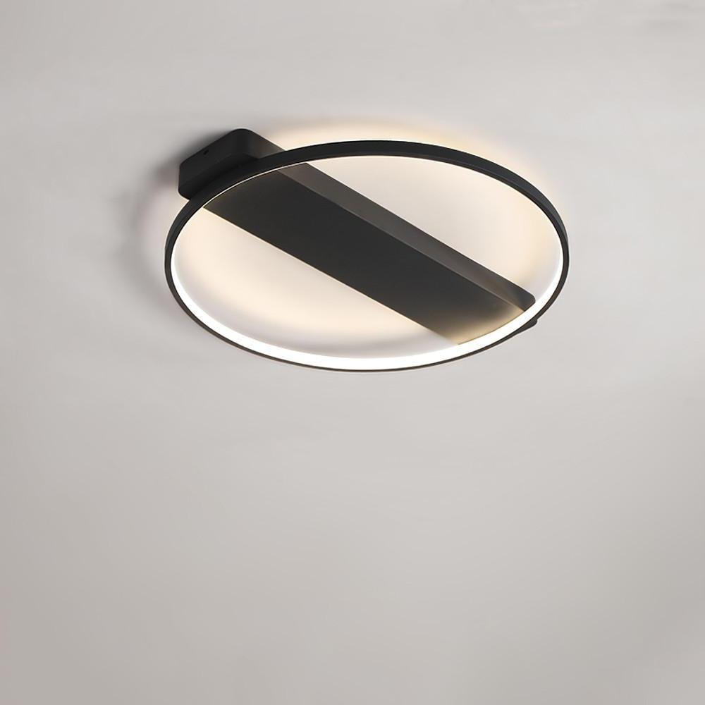 Circle Rectangle Combined LED Modern Flush Mount Ceiling Light