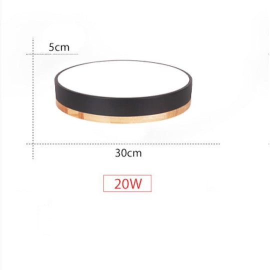 12-Inch Circular LED Modern Flush Mount Ceiling Light