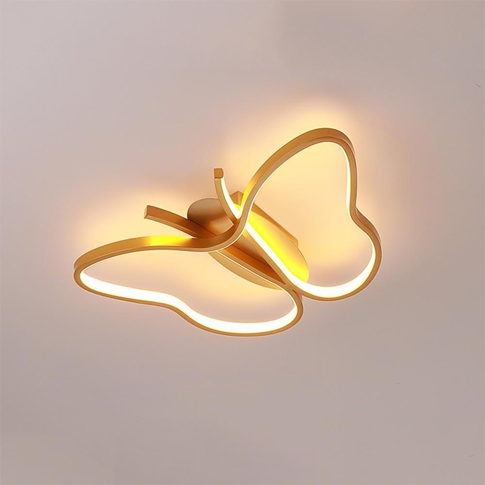 Butterfly LED Flush Mount Ceiling Light for Kids’ Room