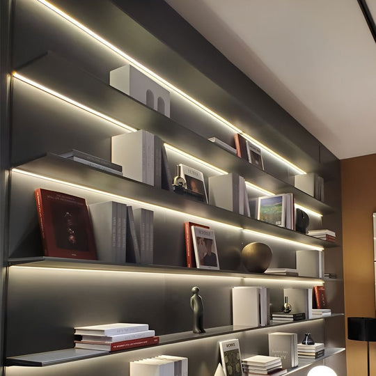 Mini Recessed Invisible LED Strip Cabinet Lights (Set of 4)