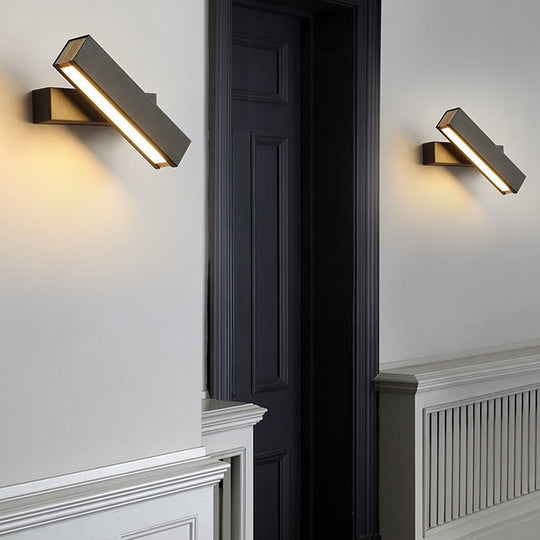 Minimalist Creative Rotatable LED Wall Sconce