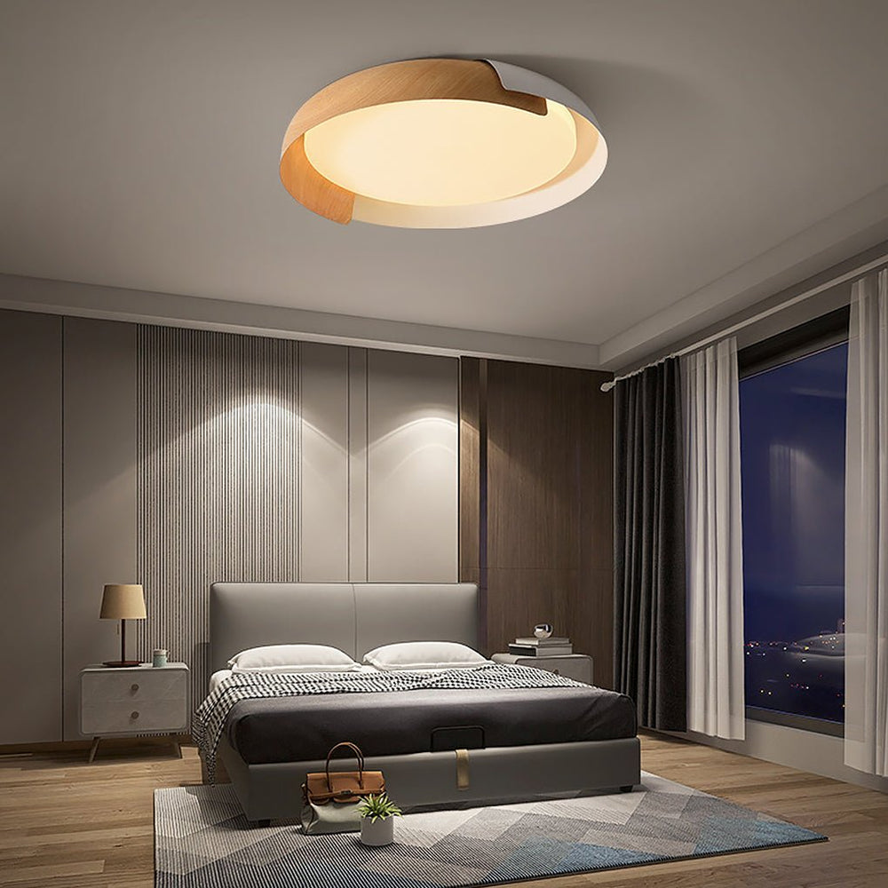 Minimalist LED Stepless Dimming Personality Round Ceiling Light