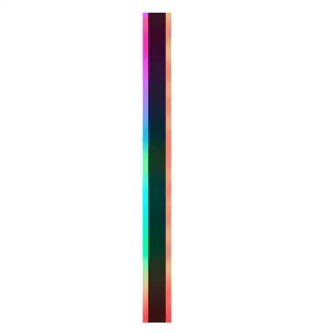 Black Long LED RGB Linear Lights Outdoor Waterproof Wall Lighting