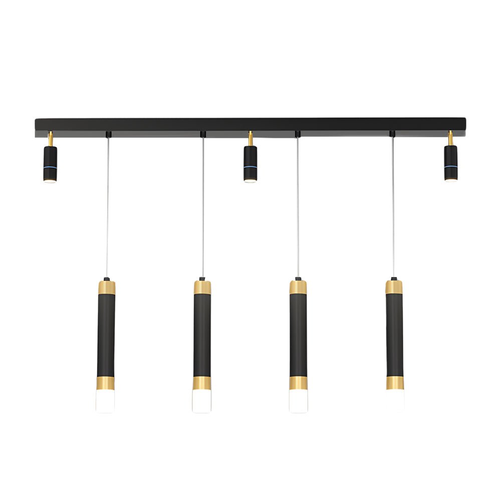 Minimalist Linear Dining Chandelier with 3-Step Dimming