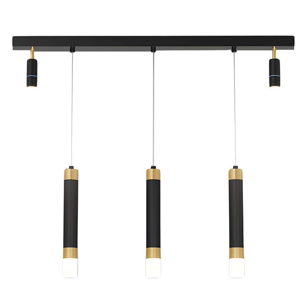 Minimalist Linear Dining Chandelier with 3-Step Dimming