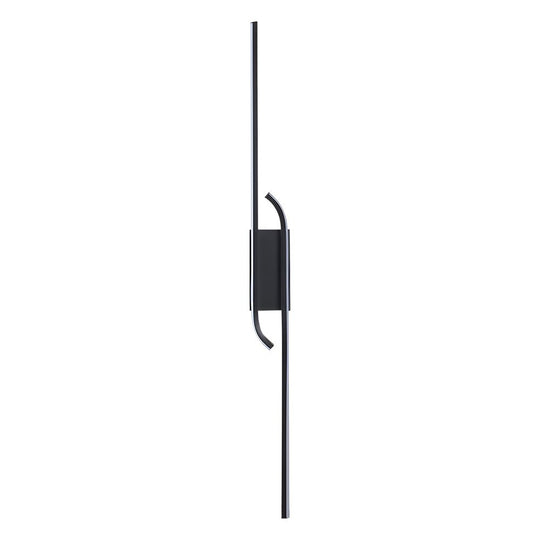 Minimalist Long LED Linear Lights Aluminum Black Wall Lights