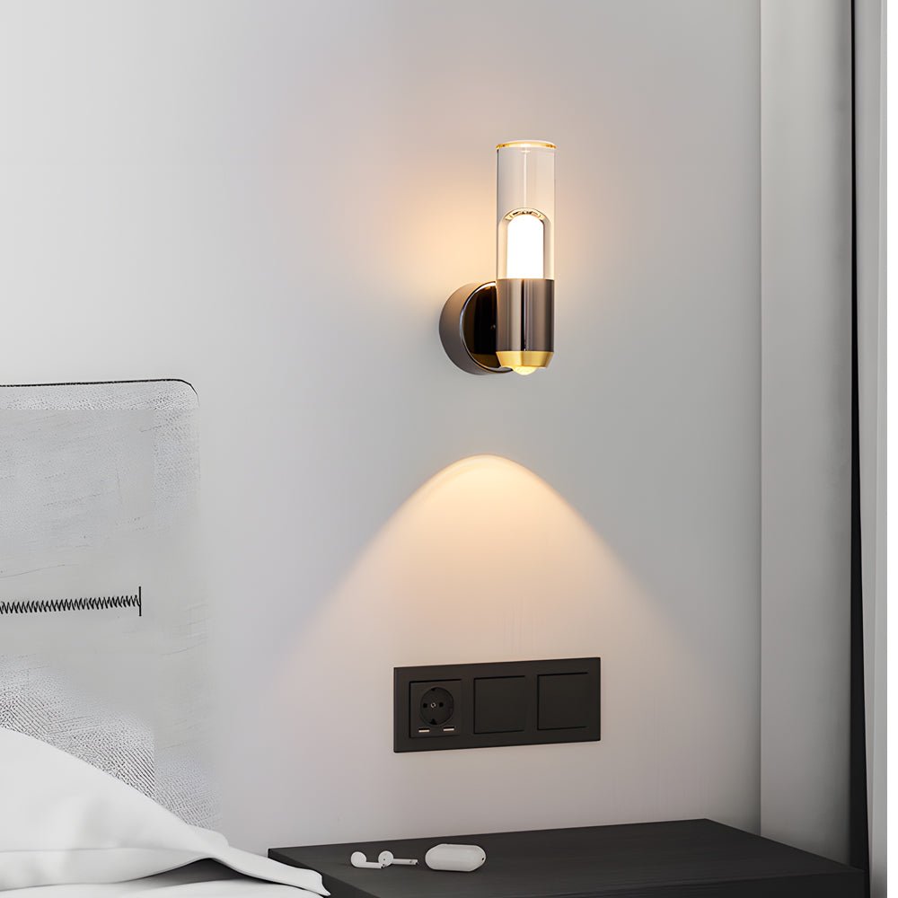 Minimalist Luxury Acrylic Strip 3-Step Dimming Modern Wall Light Fixture