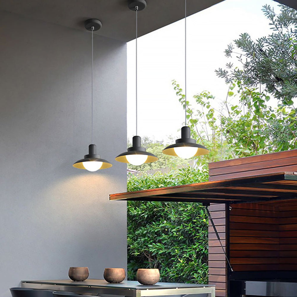 Minimalist Outdoor Waterproof LED Chandelier for Villa, Garden, or Sunroom