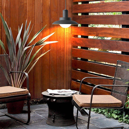 Minimalist Outdoor Waterproof LED Chandelier for Villa, Garden, or Sunroom