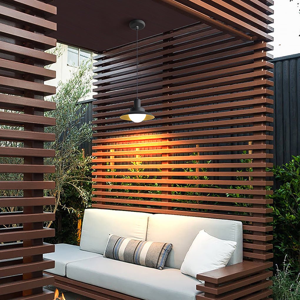 Minimalist Outdoor Waterproof LED Chandelier for Villa, Garden, or Sunroom