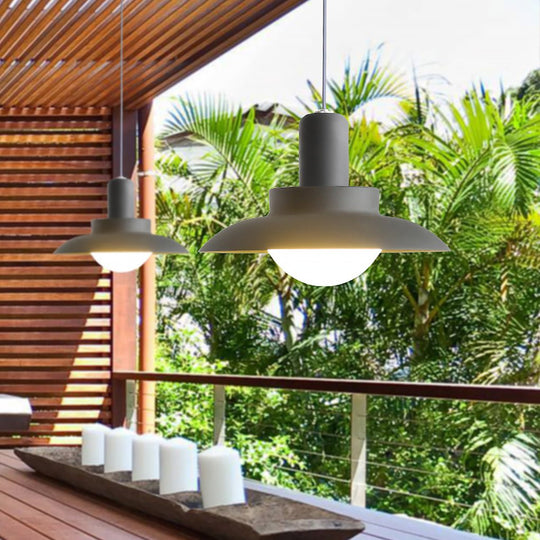 Minimalist Outdoor Waterproof LED Chandelier for Villa, Garden, or Sunroom