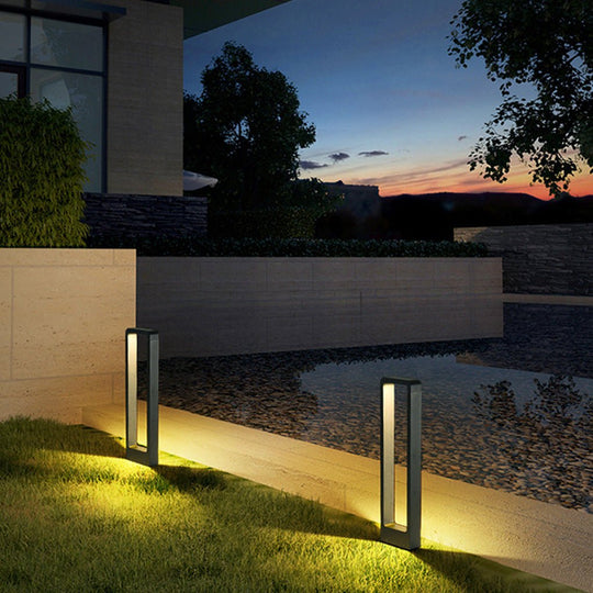 Rectangular COB LED Outdoor Path Lights Minimalist Durable & Waterproof