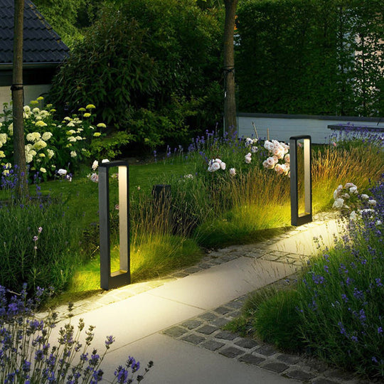 Rectangular COB LED Outdoor Path Lights Minimalist Durable & Waterproof