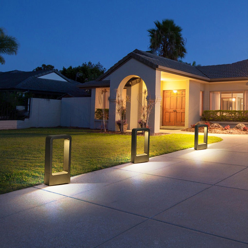 Rectangular COB LED Outdoor Path Lights Minimalist Durable & Waterproof