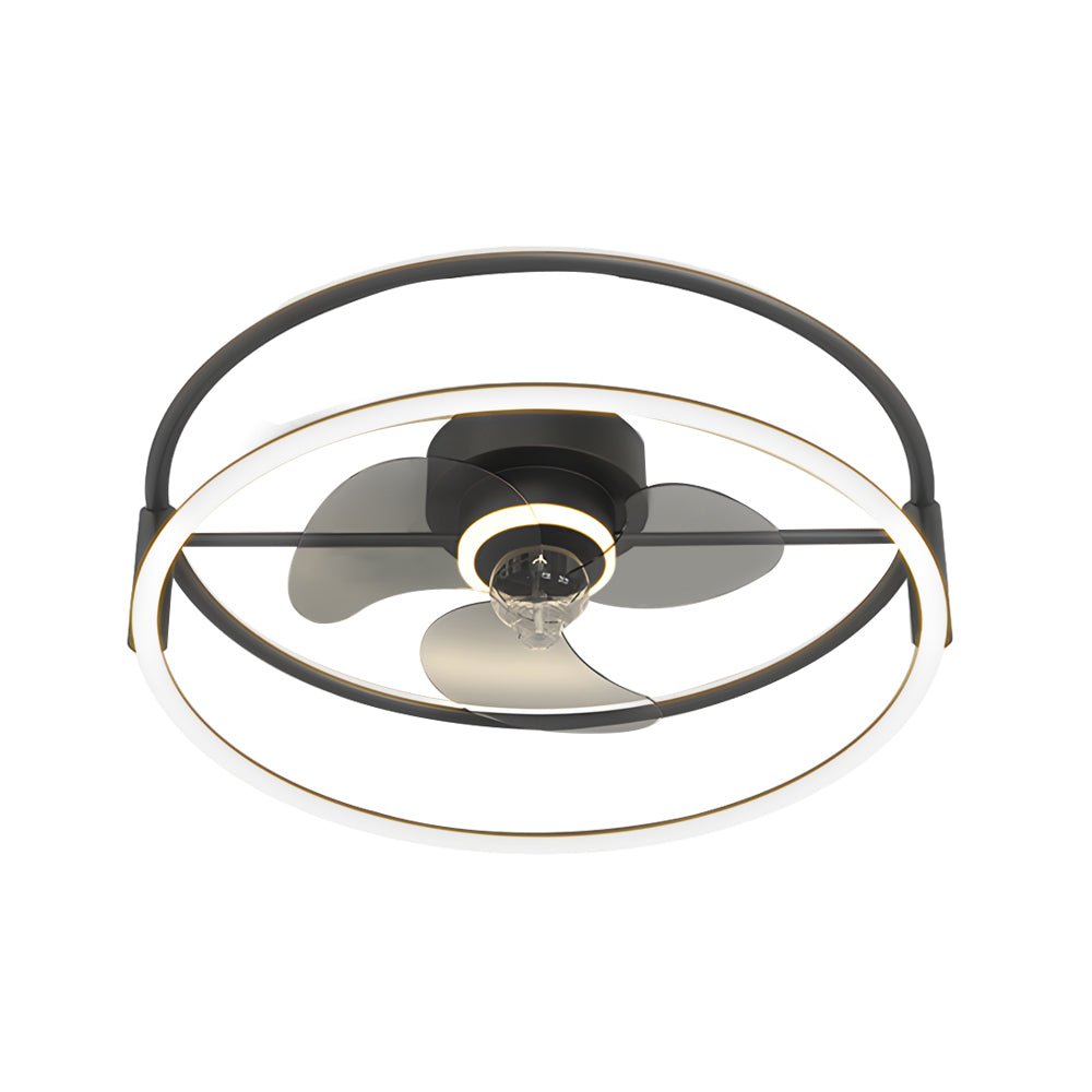 Minimalist Ring Modern Ceiling Fan Light – Bladeless & Silent