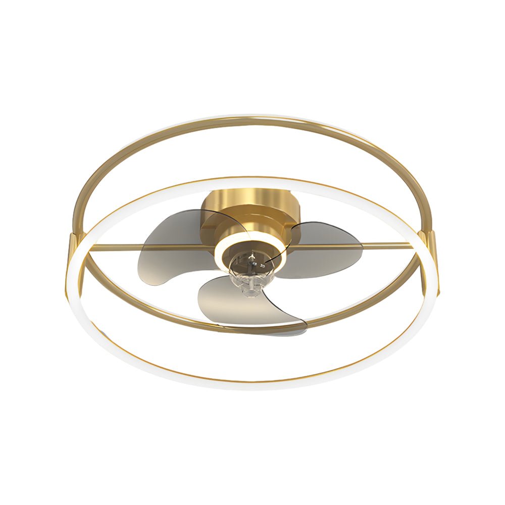 Minimalist Ring Modern Ceiling Fan Light – Bladeless & Silent