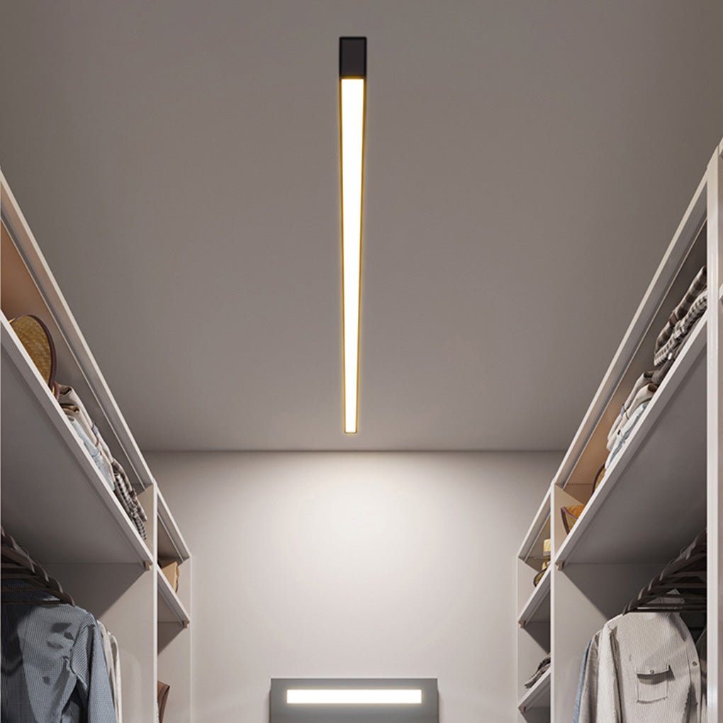 Minimalist Strip – Stepless Dimming LED Modern Ceiling Light with Remote Control