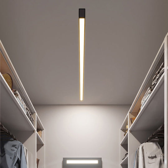 Minimalist Strip – Stepless Dimming LED Modern Ceiling Light with Remote Control