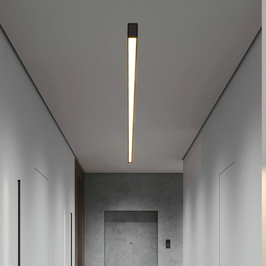 Minimalist Strip – Stepless Dimming LED Modern Ceiling Light with Remote Control