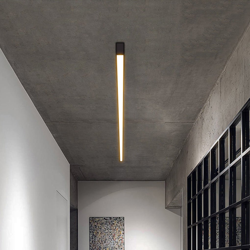 Minimalist Strip – Stepless Dimming LED Modern Ceiling Light with Remote Control