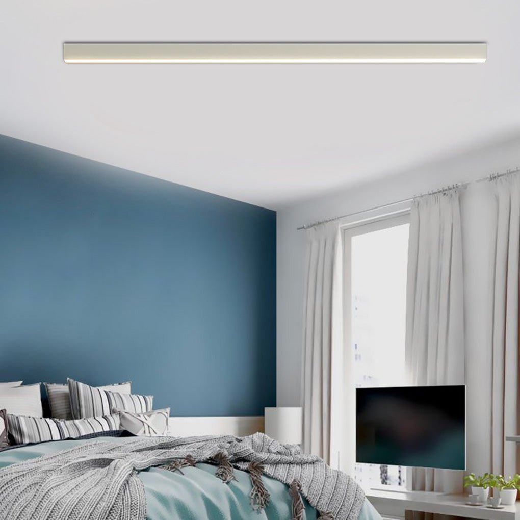 Minimalist Strip – Stepless Dimming LED Modern Ceiling Light with Remote Control
