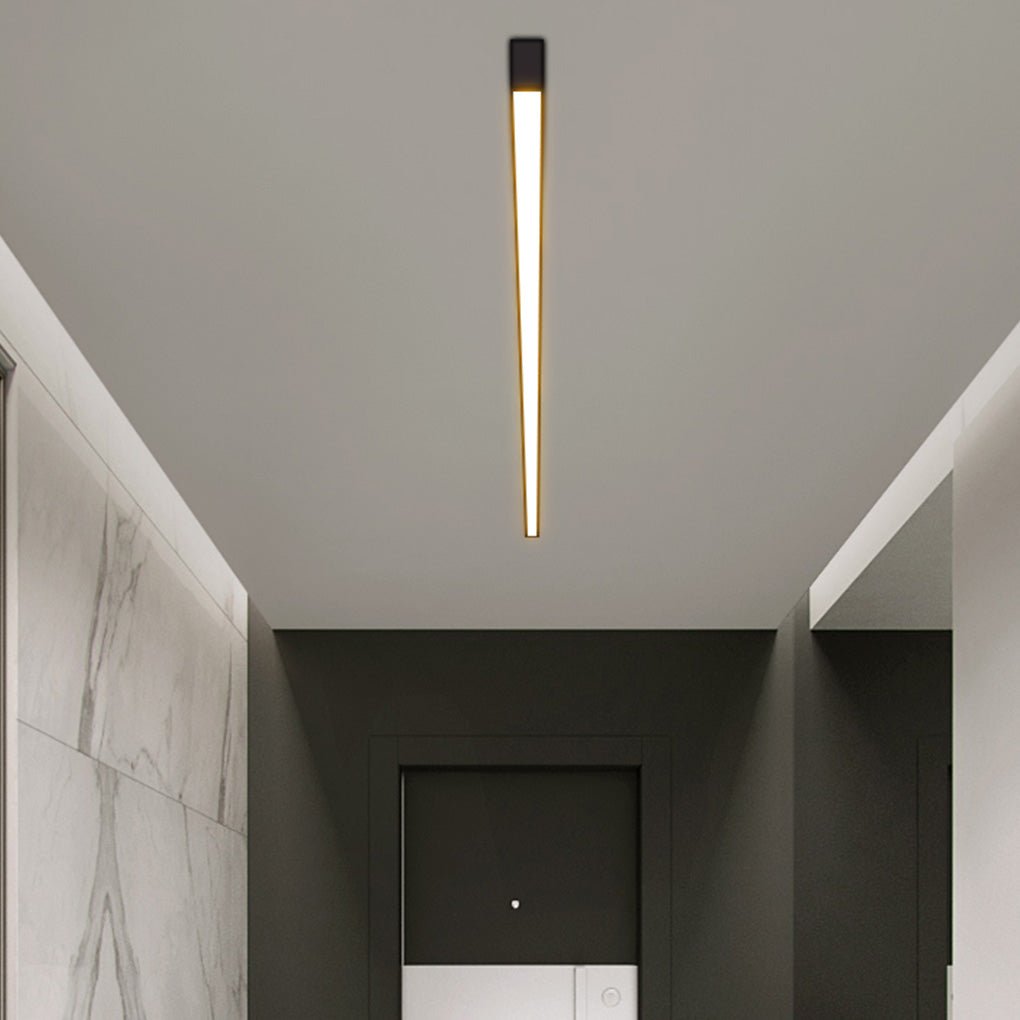 Minimalist Strip – Stepless Dimming LED Modern Ceiling Light with Remote Control