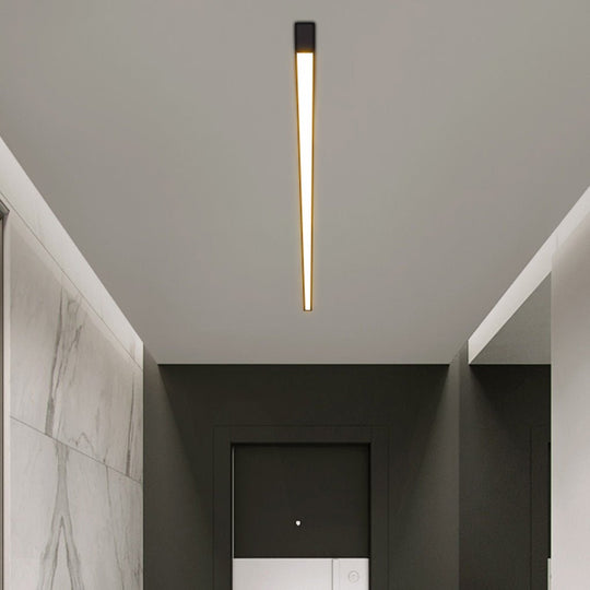 Minimalist Strip – Stepless Dimming LED Modern Ceiling Light with Remote Control