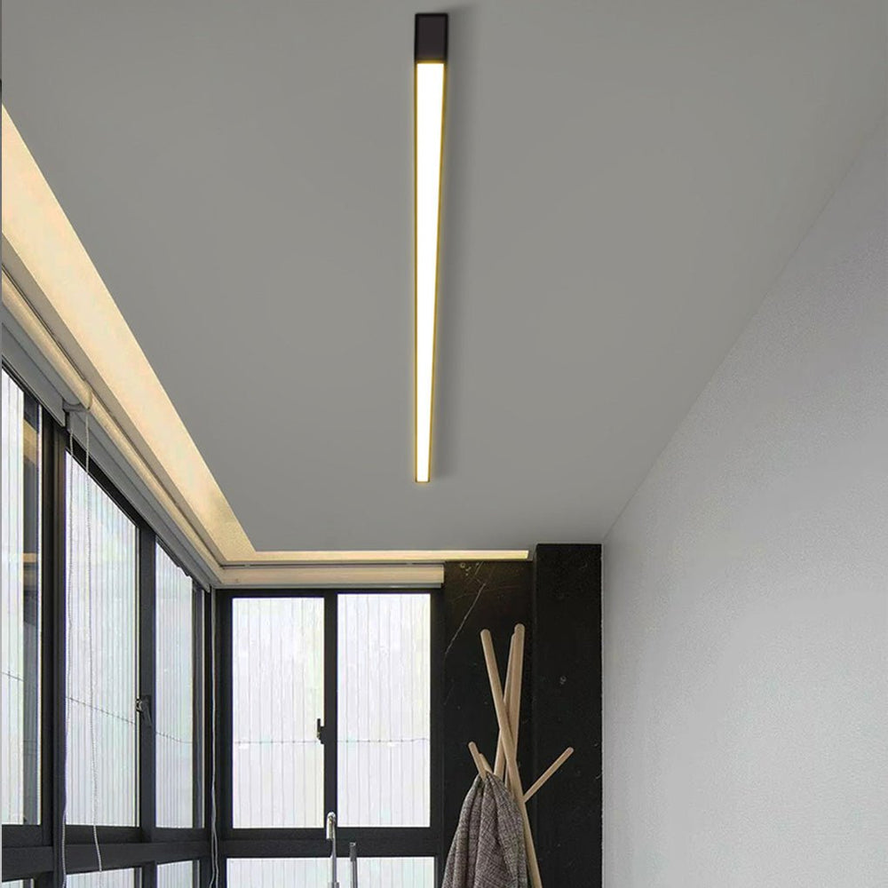 Minimalist Strip – Stepless Dimming LED Modern Ceiling Light with Remote Control