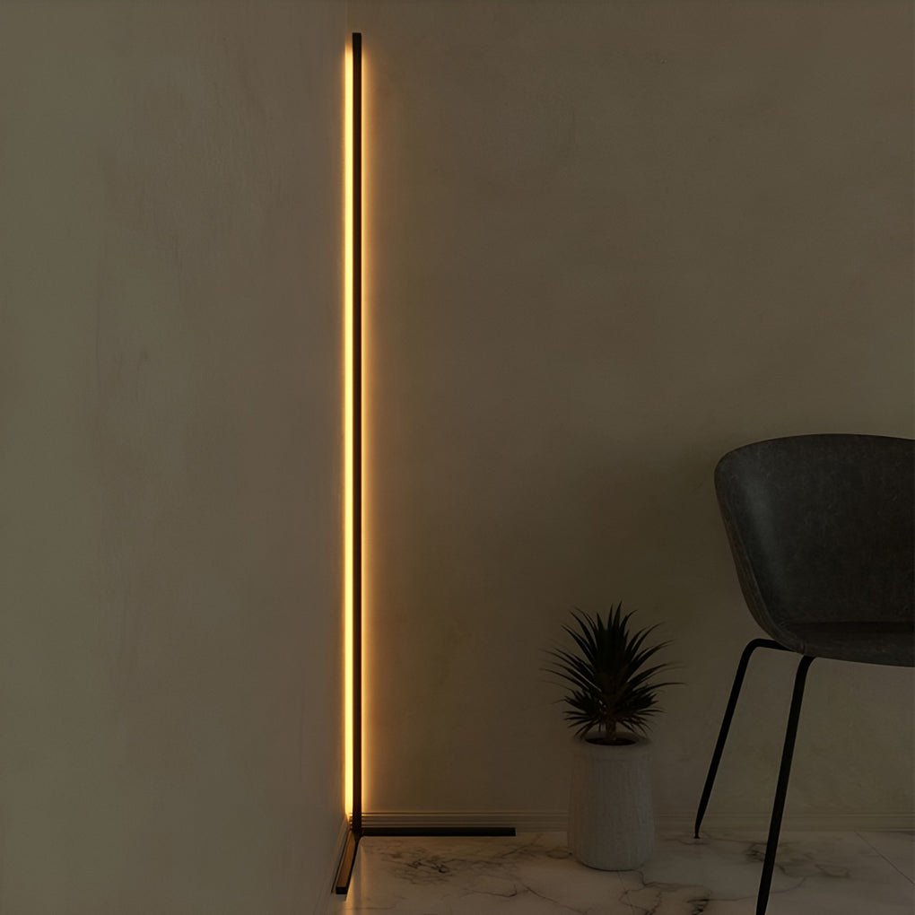 RGB Dimmable LED Corner Floor Lamp with Remote Control