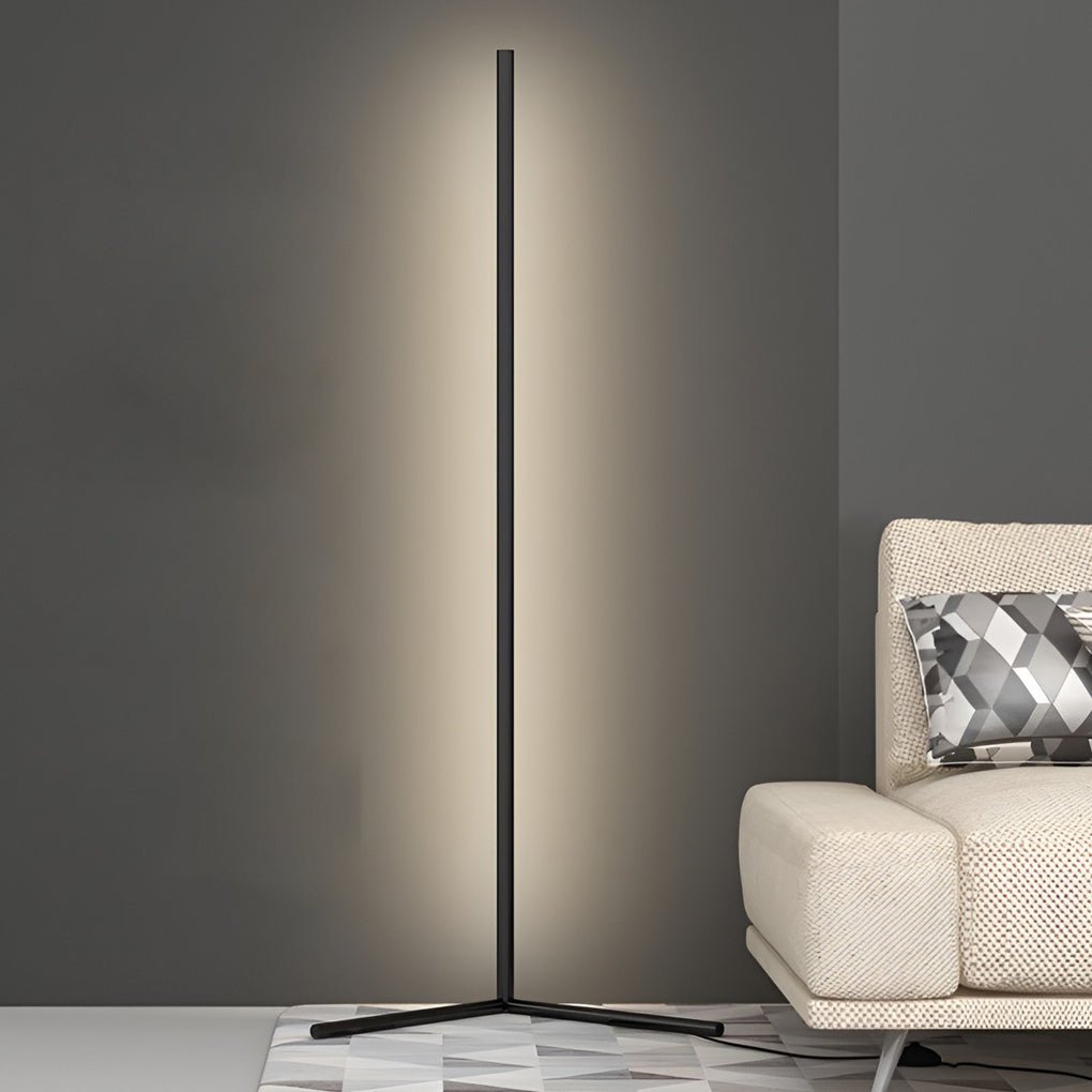 RGB Dimmable LED Corner Floor Lamp with Remote Control