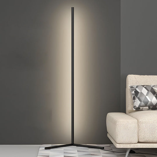 RGB Dimmable LED Corner Floor Lamp with Remote Control