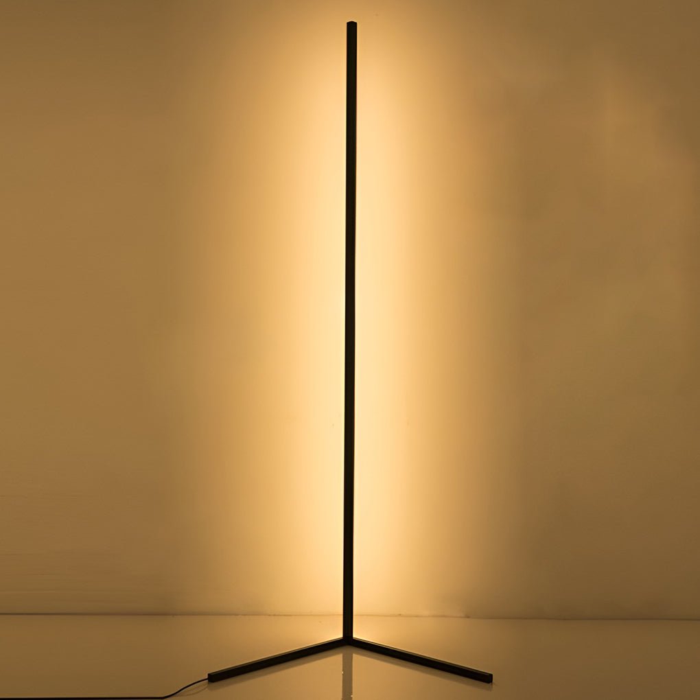 RGB Dimmable LED Corner Floor Lamp with Remote Control