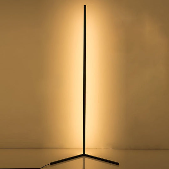RGB Dimmable LED Corner Floor Lamp with Remote Control