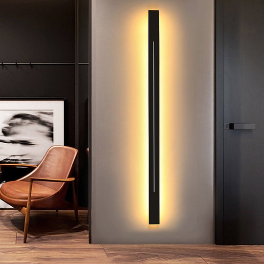 Long LED Linear Lights Three Step Dimming Modern Wall Sconces