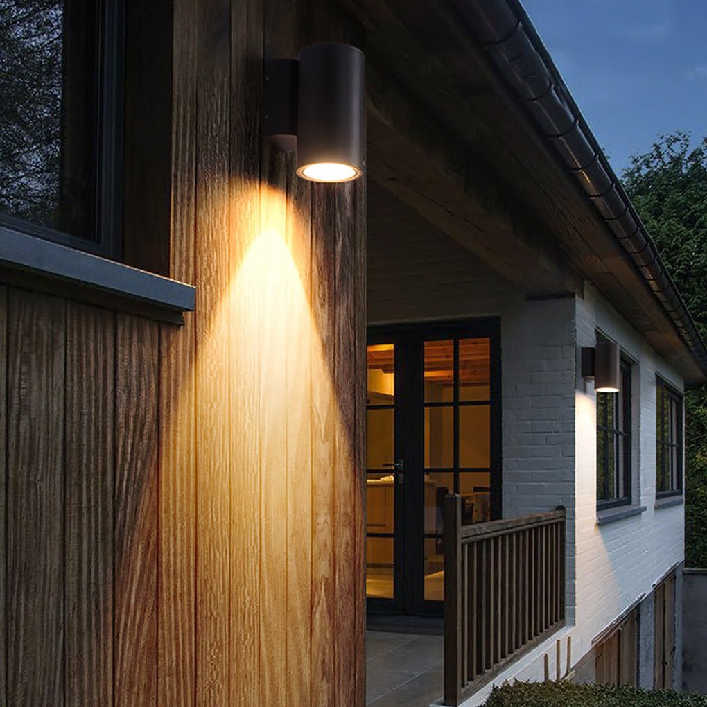 Round Up and Down Lighting LED Waterproof Modern Outdoor Wall Lights