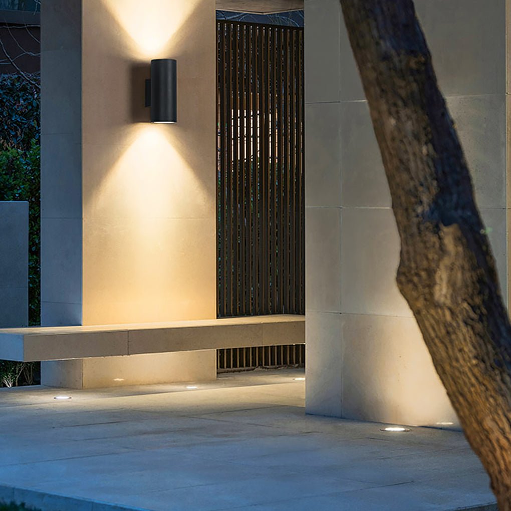 Round Up and Down Lighting LED Waterproof Modern Outdoor Wall Lights