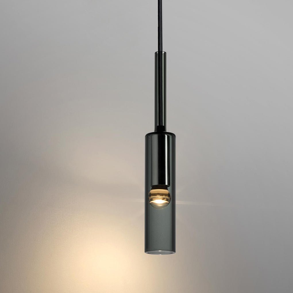 Minimalist Unique Linear Glass Chandelier for Living Room or Dining Room