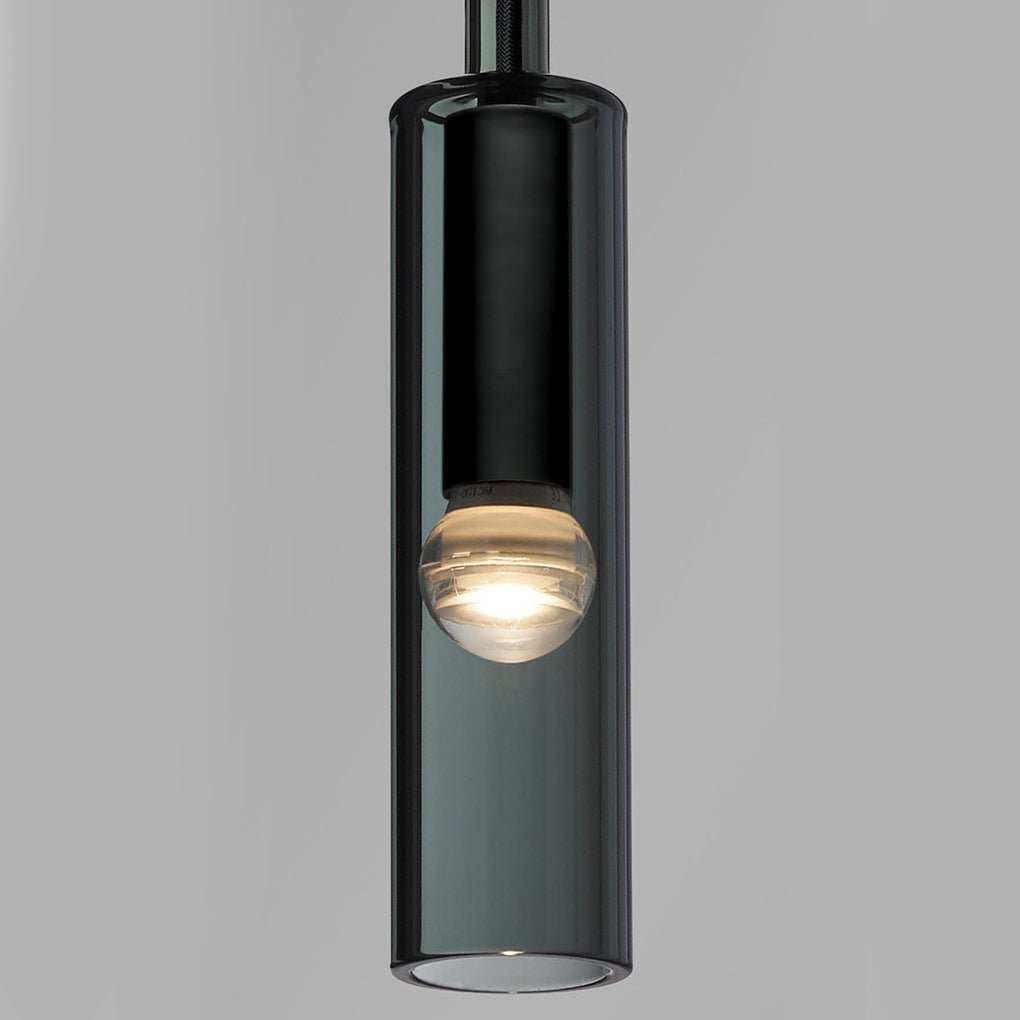 Minimalist Unique Linear Glass Chandelier for Living Room or Dining Room