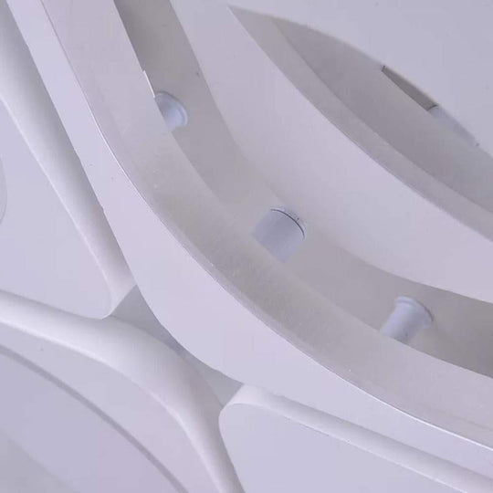 Rectangular Metal LED White Modern Ceiling Light – Flush Mount