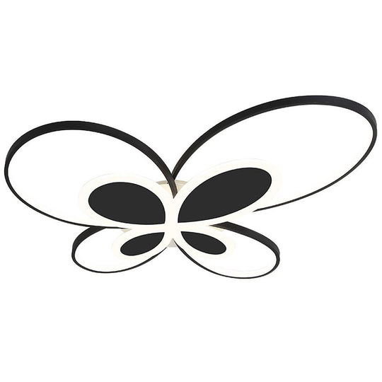 Cluster Dimmable Butterfly LED Flush Mount Ceiling Light for Baby & Kids