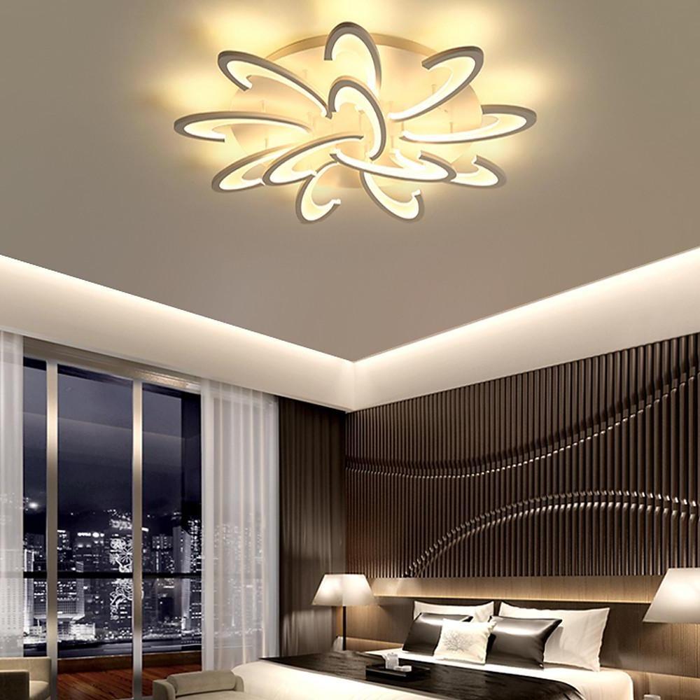 Artistic – Geometric Acrylic LED Flush Mount Ceiling Light