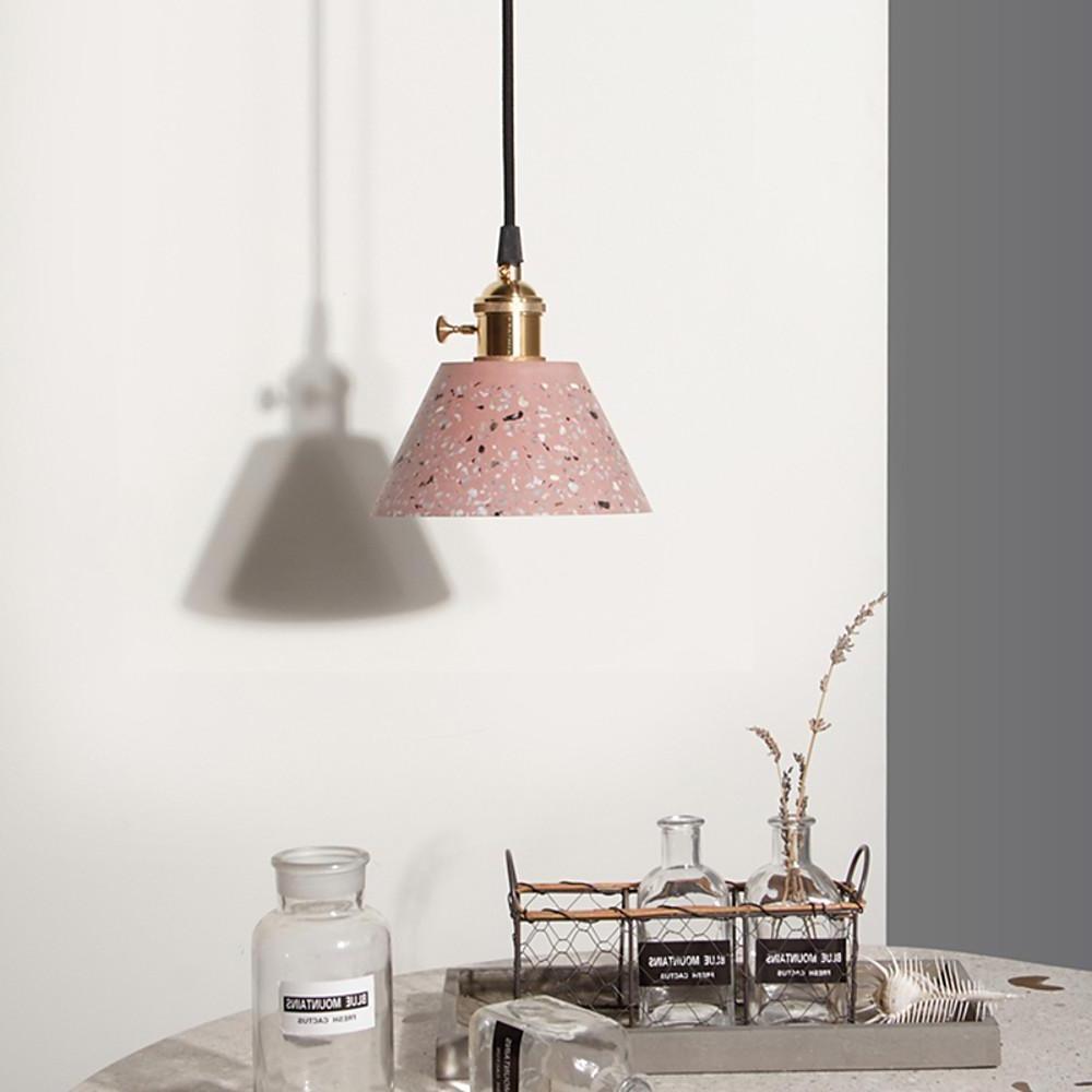 Cone Shaped Ceramic LED Modern Pendant Light
