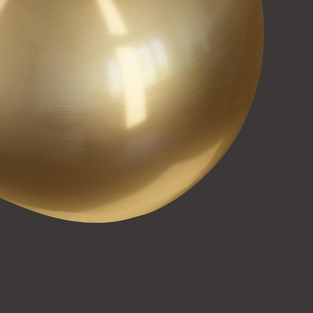 Nordic Copper Globe Flush Mount LED Ceiling Light 6"