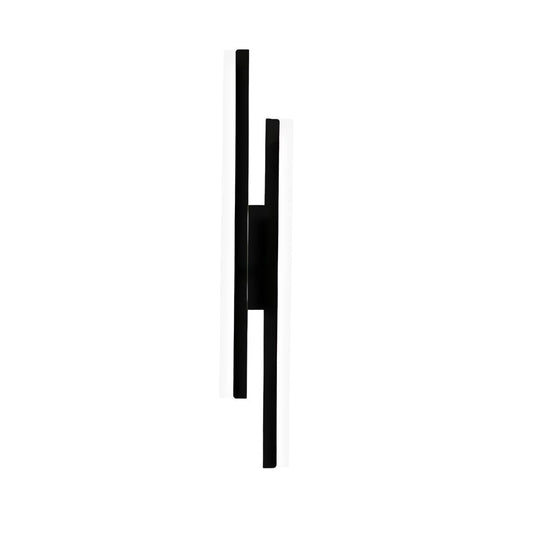 Modern Linear 2-Light LED Wall Lamp with 3-Step Dimming