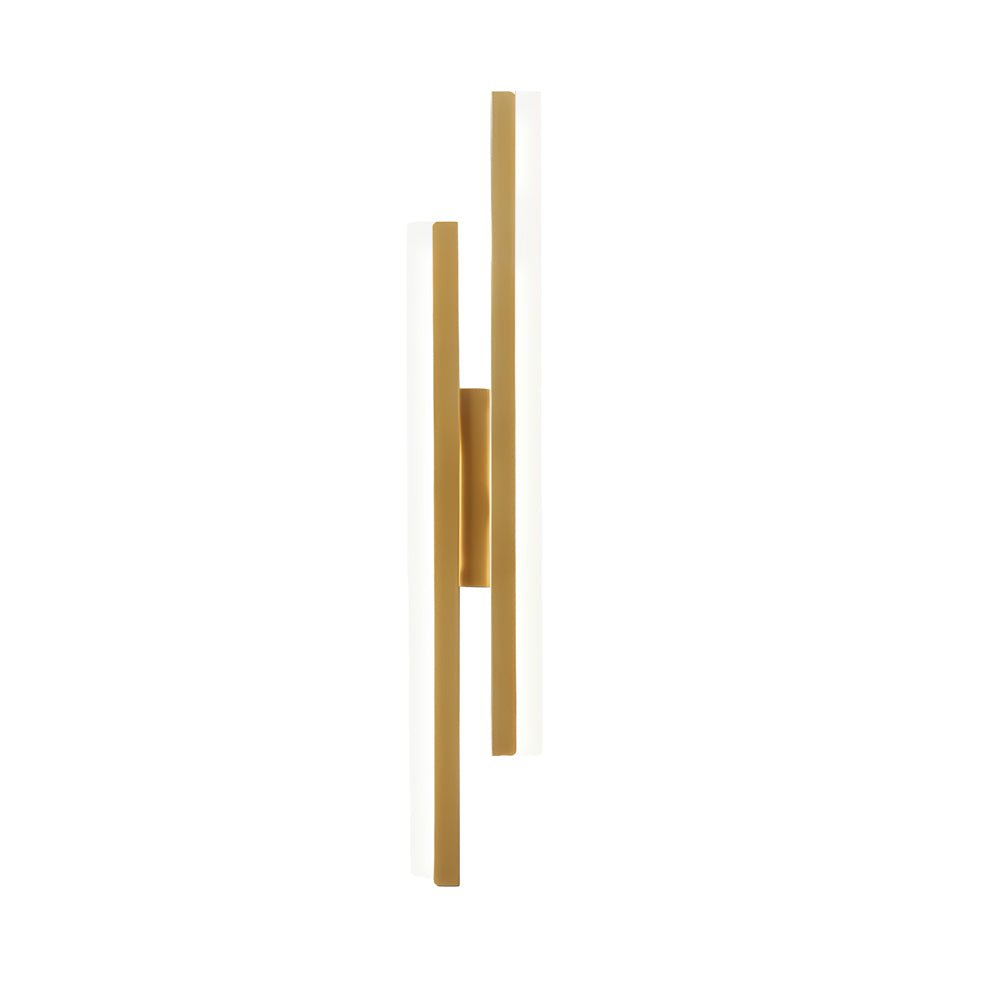 Modern Linear 2-Light LED Wall Lamp with 3-Step Dimming