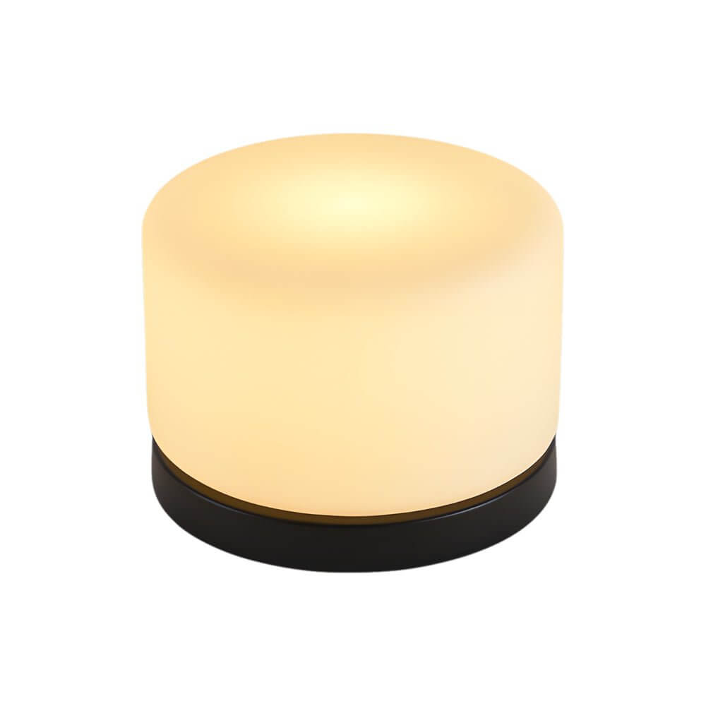 Modern Cylindrical LED Post Lamp with 360° Illumination