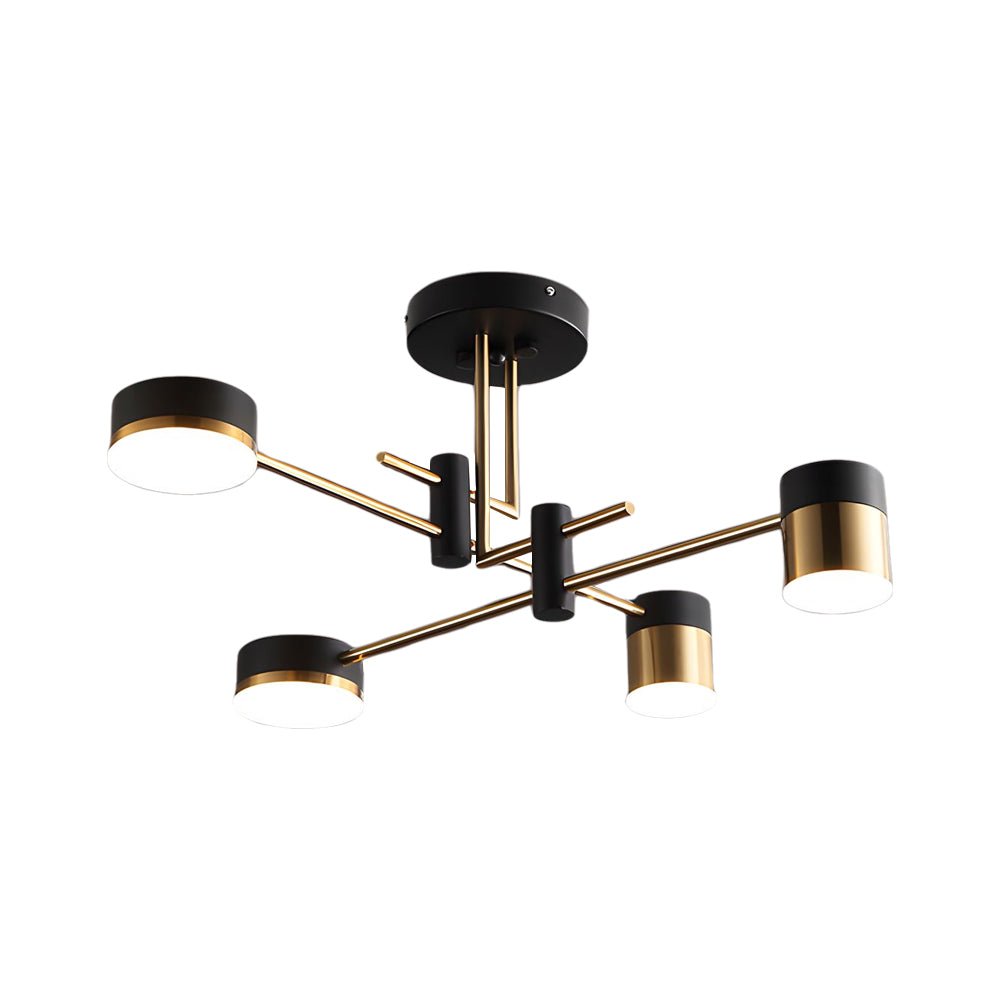 Modern 4/6/8 Light LED Dimmable Sputnik Chandelier