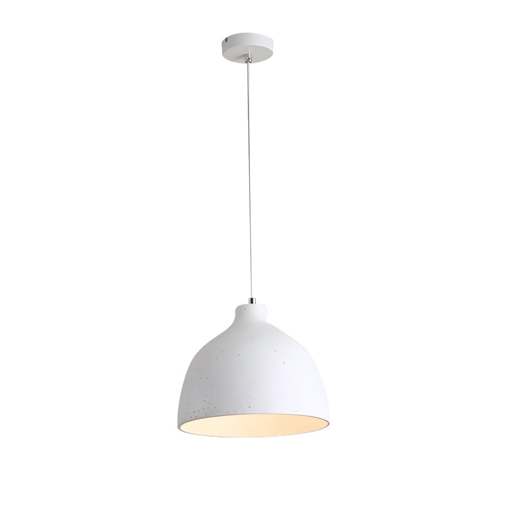 Modern Adjustable Resin Bowl Pendant Light