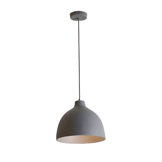 Modern Adjustable Resin Bowl Pendant Light